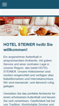 Mobile Screenshot of hotelsteiner.de